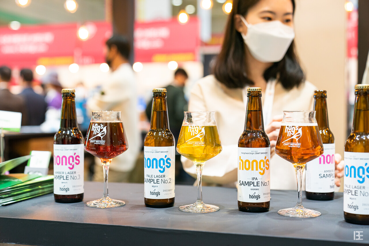 홍천에서 발견된 토종홉을 이용해 만든 hong's(홍스) 맥주 3종 (사진=비로컬)